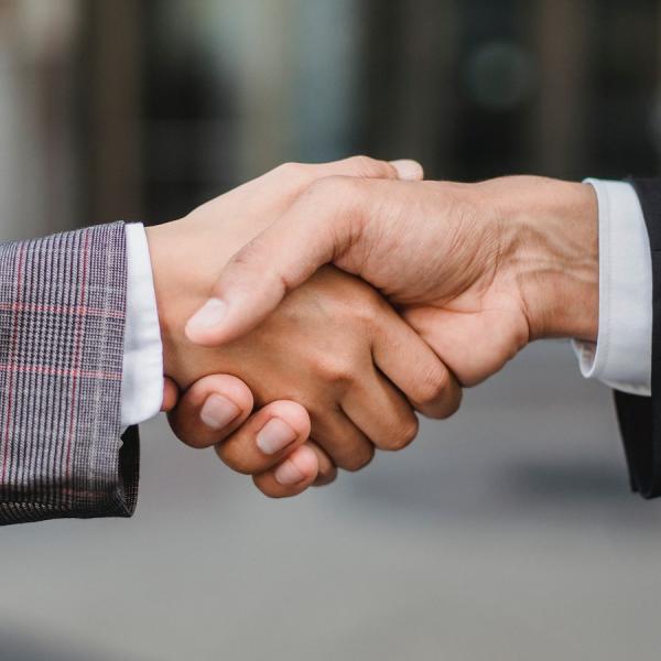 collaboration handshake