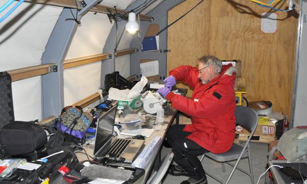 Running repairs Taylor Glacier