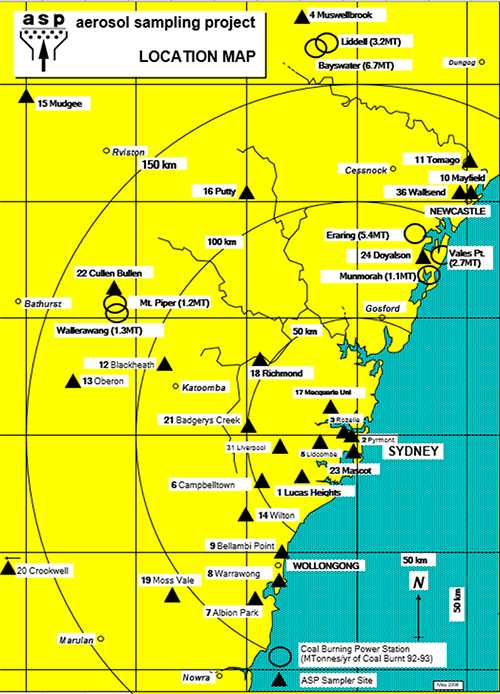 First sampling stations