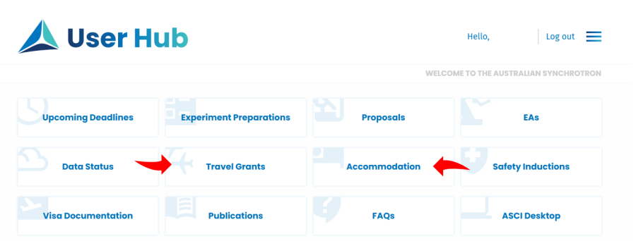 Australian Synchrotron User Hub